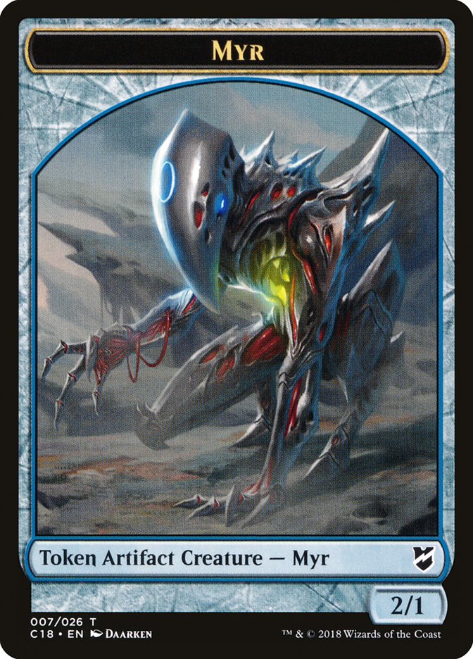 Myr Token (007/026) [Commander 2018 Tokens] | Rock City Comics