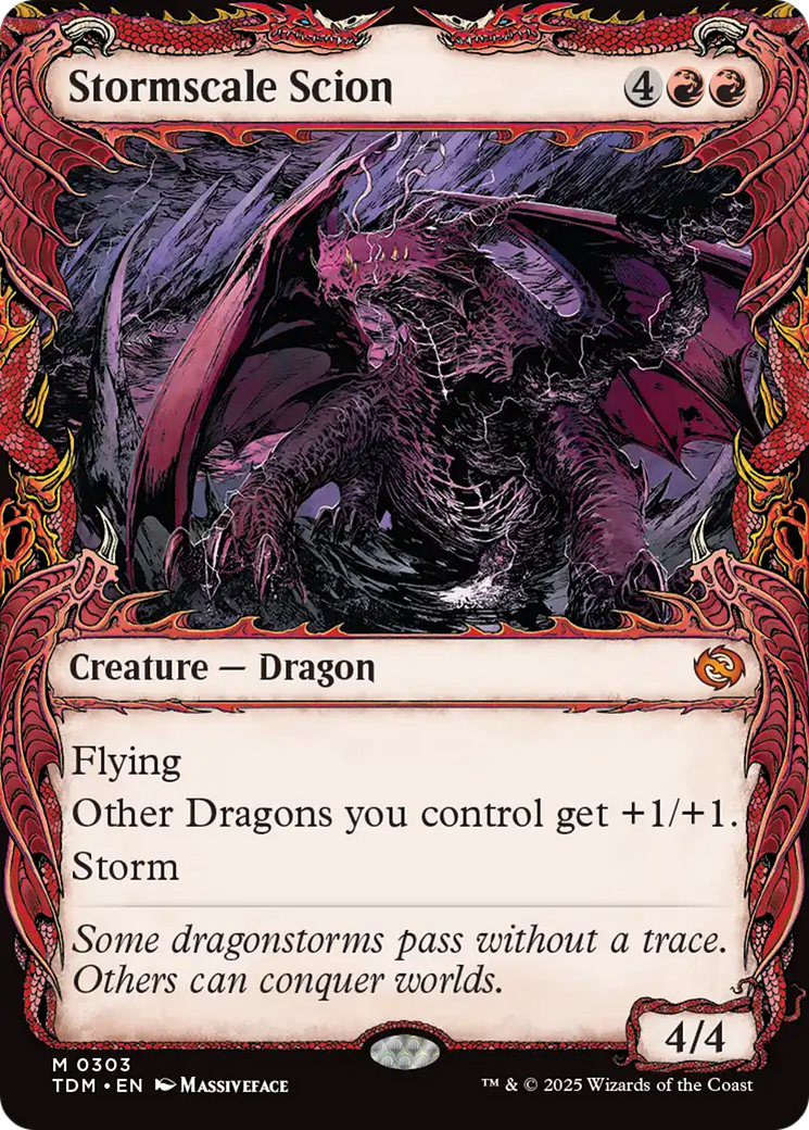 Stormscale Scion (Showcase) [Tarkir: Dragonstorm] | Rock City Comics