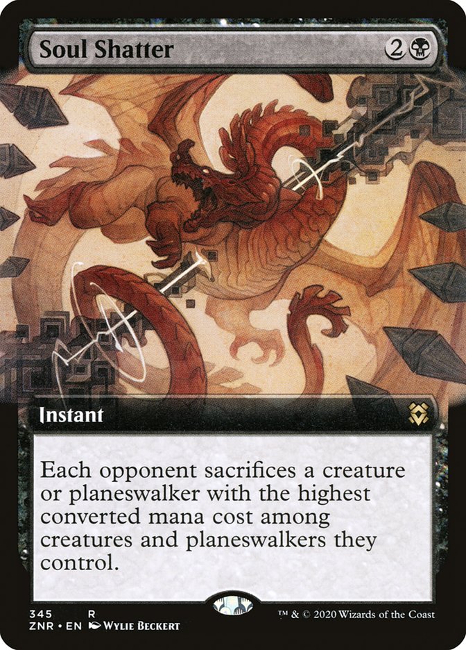 Soul Shatter (Extended Art) [Zendikar Rising] | Rock City Comics