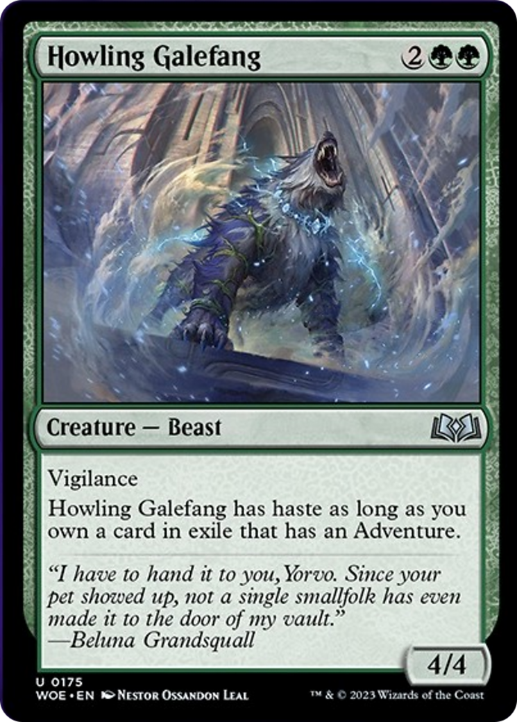 Howling Galefang [Wilds of Eldraine] | Rock City Comics