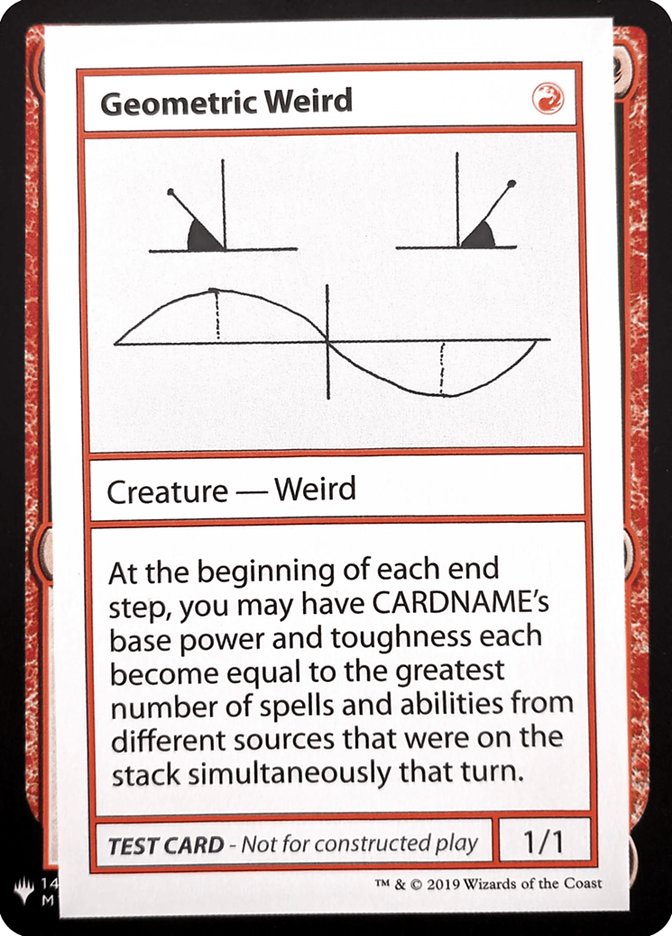 Geometric Weird [Mystery Booster Playtest Cards] | Rock City Comics