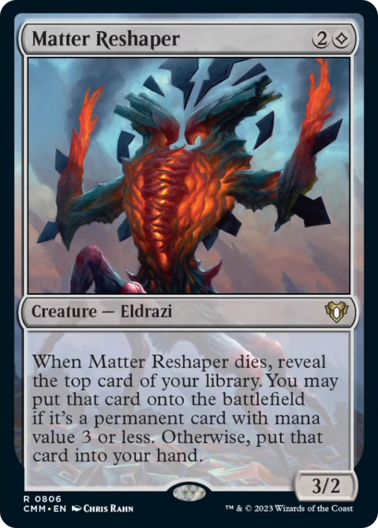 Matter Reshaper [Commander Masters] | Rock City Comics