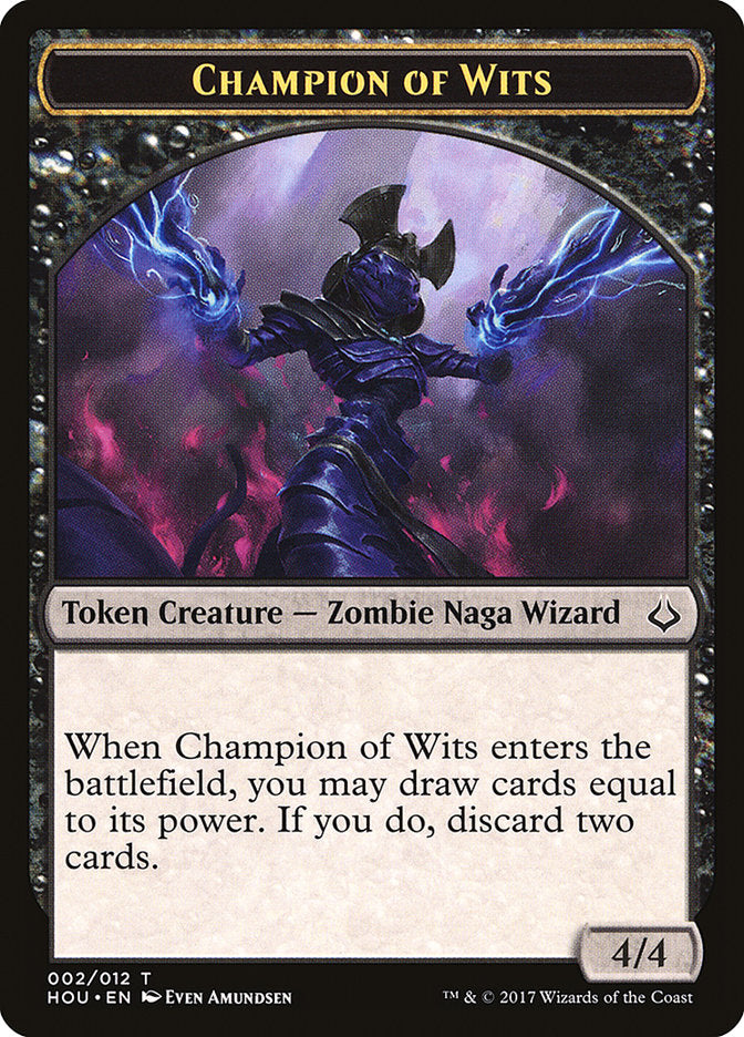 Champion of Wits Token [Hour of Devastation Tokens] | Rock City Comics