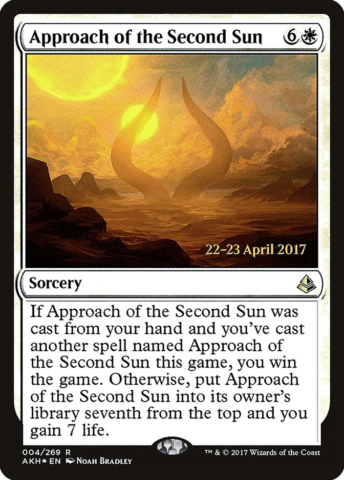 Approach of the Second Sun [Amonkhet Prerelease Promos] | Rock City Comics
