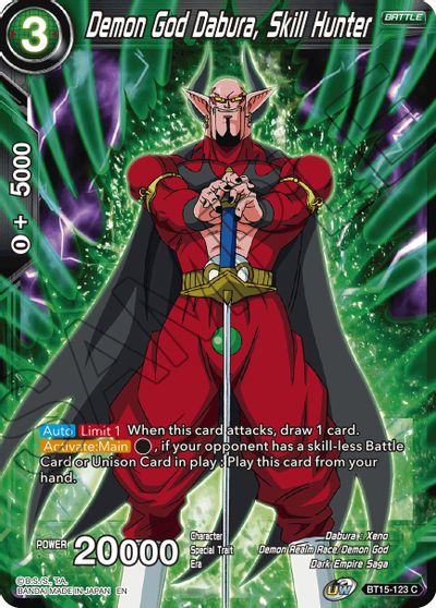 Demon God Dabura, Skill Hunter (BT15-123) [Saiyan Showdown] | Rock City Comics