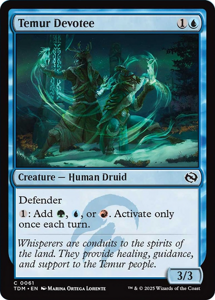 Temur Devotee [Tarkir: Dragonstorm] | Rock City Comics