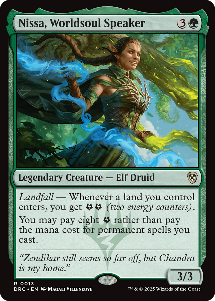 Nissa, Worldsoul Speaker [Aetherdrift Commander] | Rock City Comics