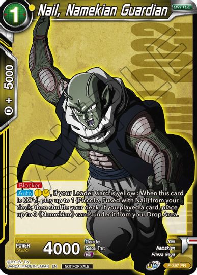 Nail, Namekian Guardian (P-397) [Promotion Cards] | Rock City Comics