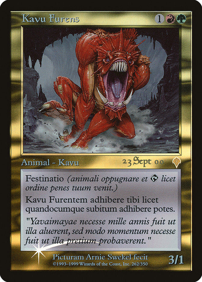 Raging Kavu [Invasion Promos] | Rock City Comics