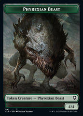 Phyrexian Beast // Wurm Double-Sided Token [Commander Legends: Battle for Baldur's Gate Tokens] | Rock City Comics