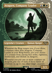 Aragorn, Company Leader (Showcase) (Surge Foil) [The Lord of the Rings: Tales of Middle-Earth] | Rock City Comics