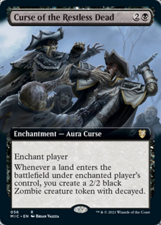 Curse of the Restless Dead (Extended Art) [Innistrad: Midnight Hunt Commander] | Rock City Comics