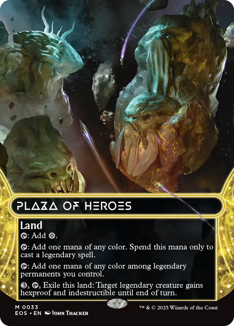 Plaza of Heroes (0033) (Borderless) [Edge of Eternities: Stellar Sights] | Rock City Comics