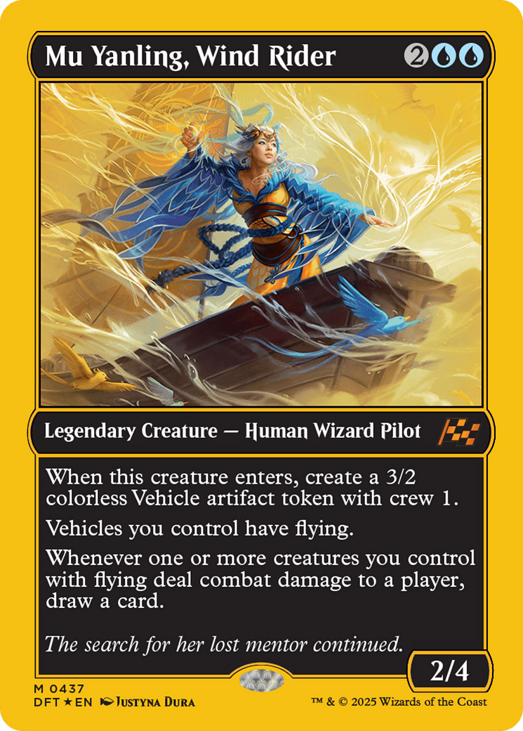 Mu Yanling, Wind Rider (First-Place Foil) [Aetherdrift] | Rock City Comics