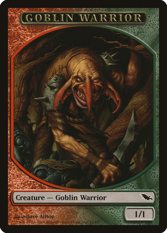 Goblin Warrior Token [Shadowmoor Tokens] | Rock City Comics
