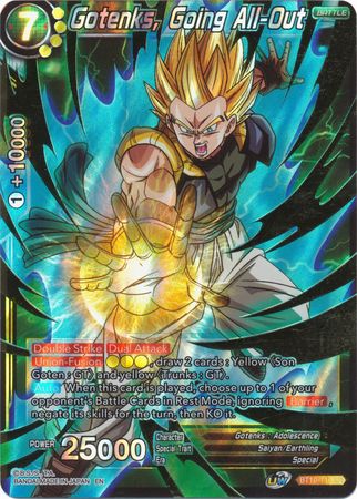 Gotenks, Going All-Out (BT10-110) [Rise of the Unison Warrior 2nd Edition] | Rock City Comics