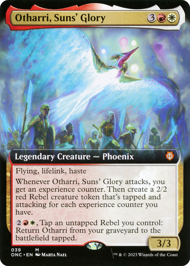 Otharri, Suns' Glory (Extended Art) [Phyrexia: All Will Be One Commander] | Rock City Comics