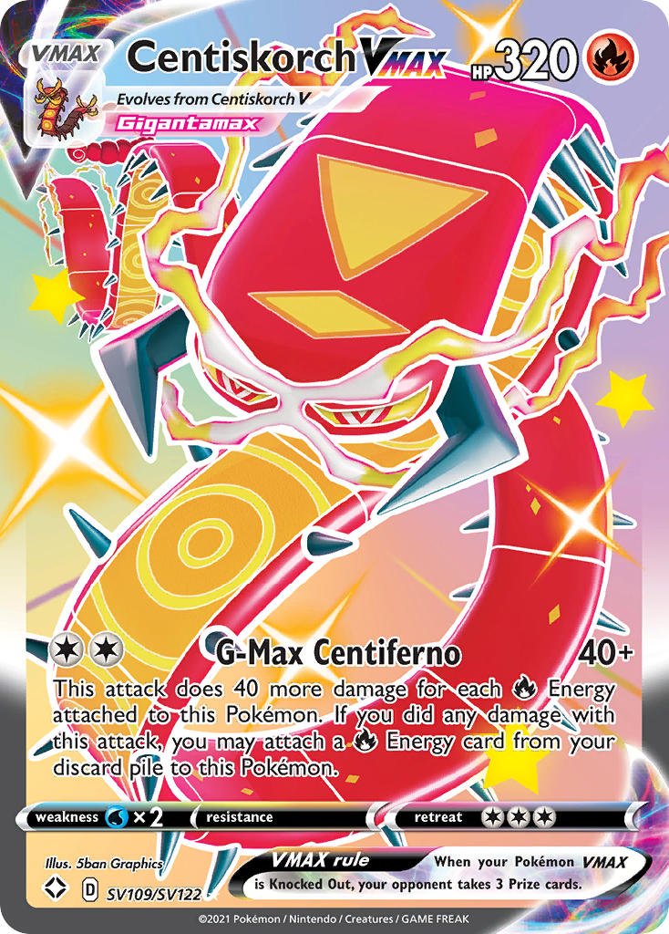 Centiskorch VMAX (SV109/SV122) [Sword & Shield: Shining Fates] | Rock City Comics