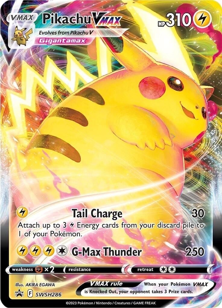 Pikachu VMAX (SWSH286) (Jumbo Card) [Sword & Shield: Black Star Promos] | Rock City Comics