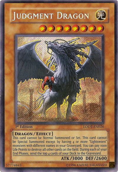 Judgment Dragon [LODT-EN026] Secret Rare | Rock City Comics