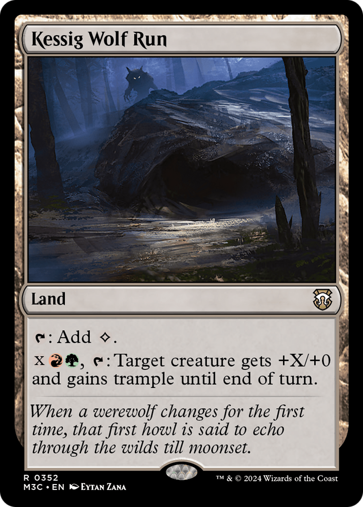 Kessig Wolf Run (Ripple Foil) [Modern Horizons 3 Commander] | Rock City Comics