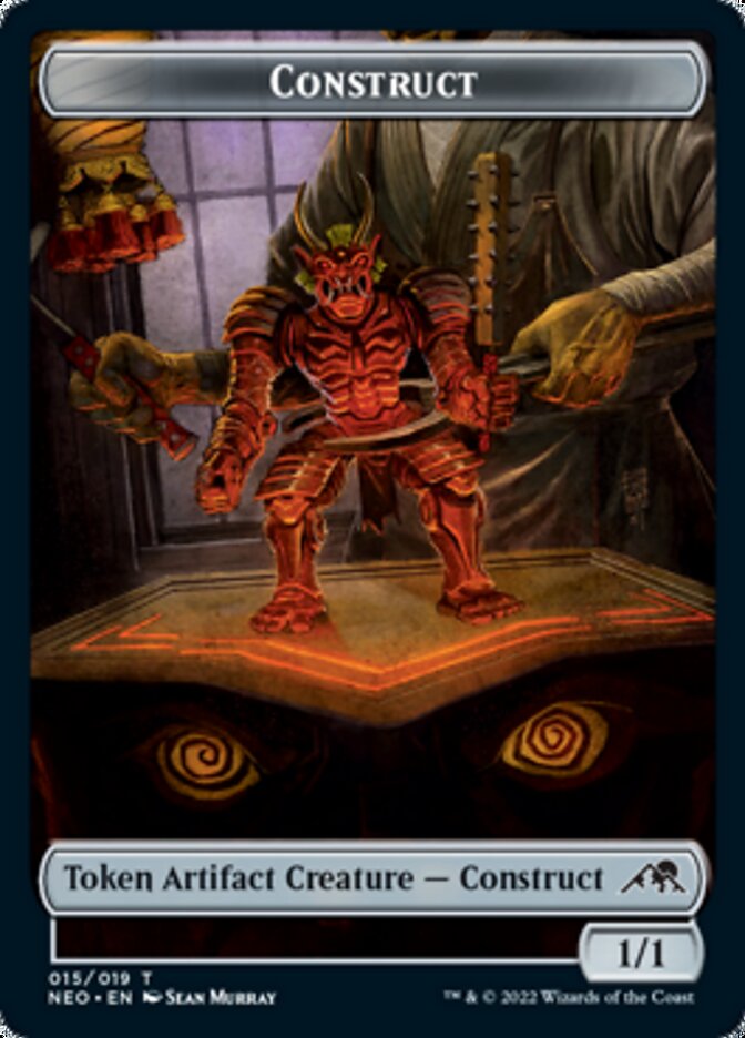 Construct (015) // Blood (017) Double-Sided Token [Challenger Decks 2022 Tokens] | Rock City Comics