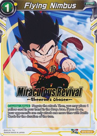 Flying Nimbus (Shenron's Chosen Stamped) (BT3-104) [Tournament Promotion Cards] | Rock City Comics