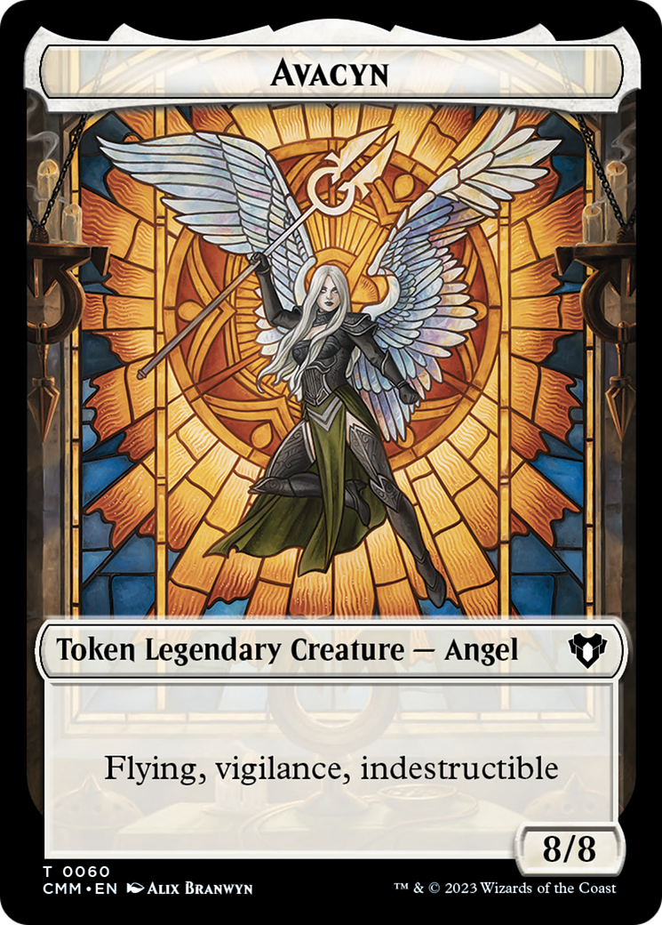 Copy (54) // Avacyn Double-Sided Token [Commander Masters Tokens] | Rock City Comics