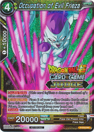 Occupation of Evil Frieza (P-018) [Judge Promotion Cards] | Rock City Comics