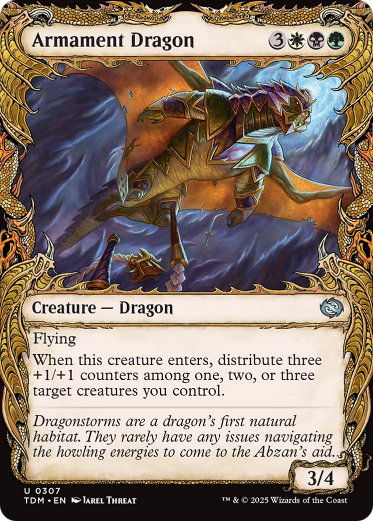 Armament Dragon (Showcase) [Tarkir: Dragonstorm] | Rock City Comics