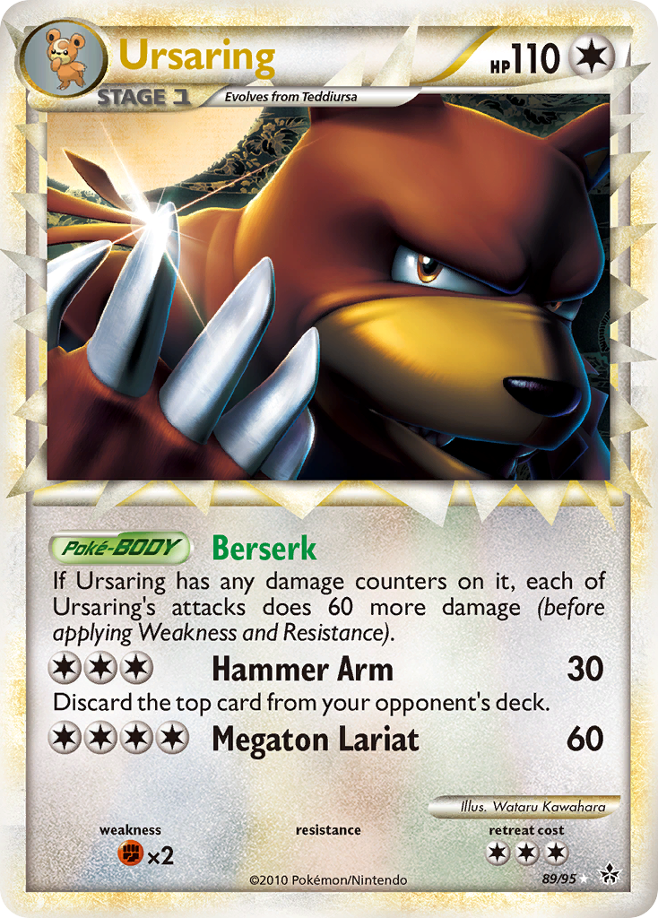 Ursaring (89/95) [HeartGold & SoulSilver: Unleashed] | Rock City Comics