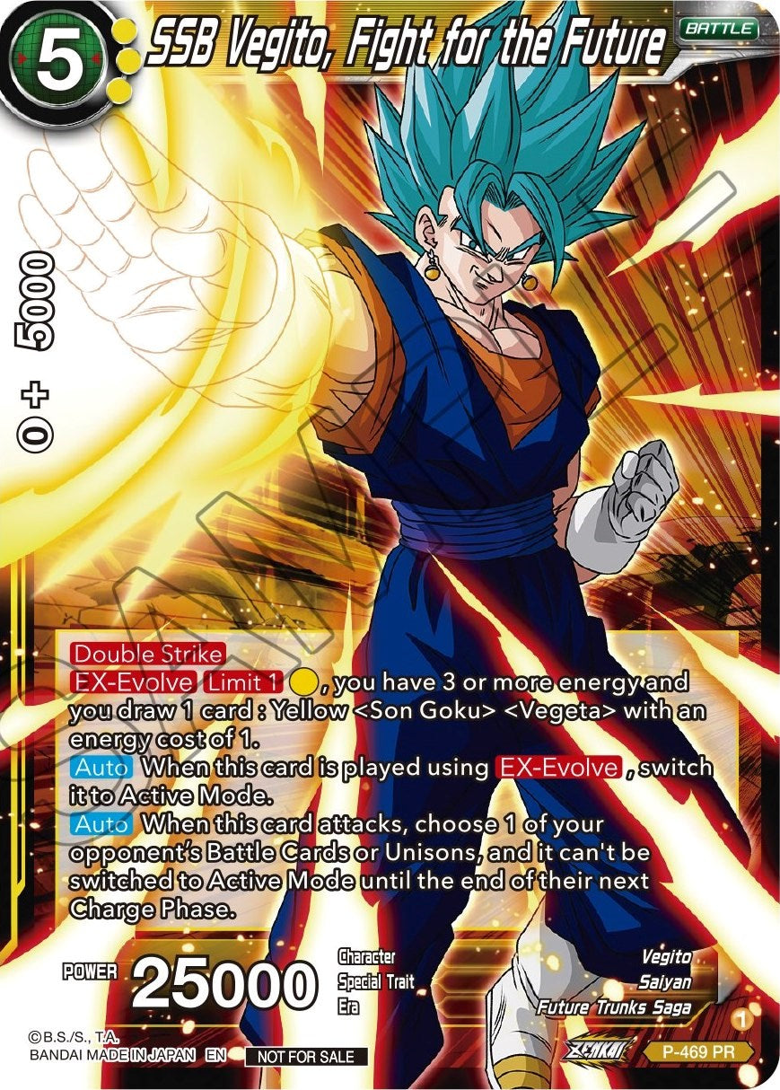 SSB Vegito, Fight for the Future (Z03 Dash Pack) (P-469) [Promotion Cards] | Rock City Comics