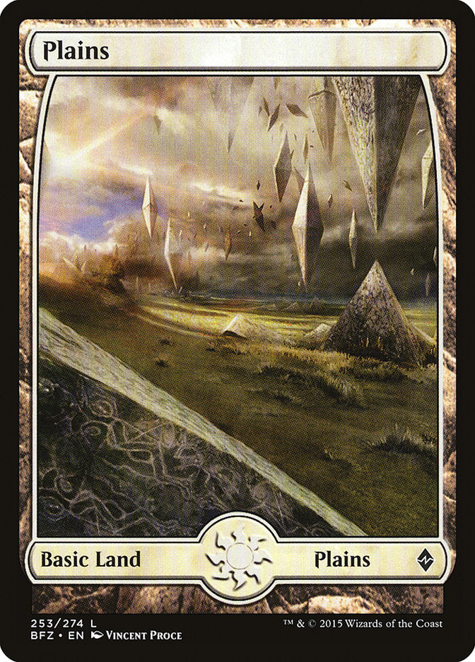 Plains (253) (Full Art) [Battle for Zendikar] | Rock City Comics
