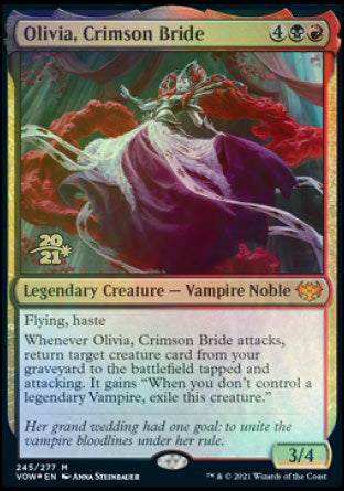 Olivia, Crimson Bride [Innistrad: Crimson Vow Prerelease Promos] | Rock City Comics