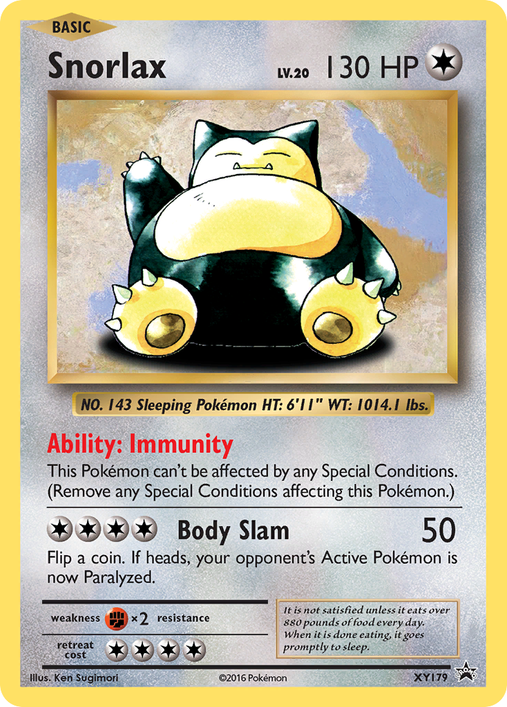 Snorlax (XY179) [XY: Black Star Promos] | Rock City Comics