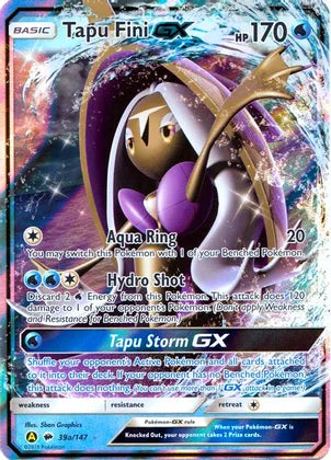 Tapu Fini GX (39a/147) [Alternate Art Promos] | Rock City Comics