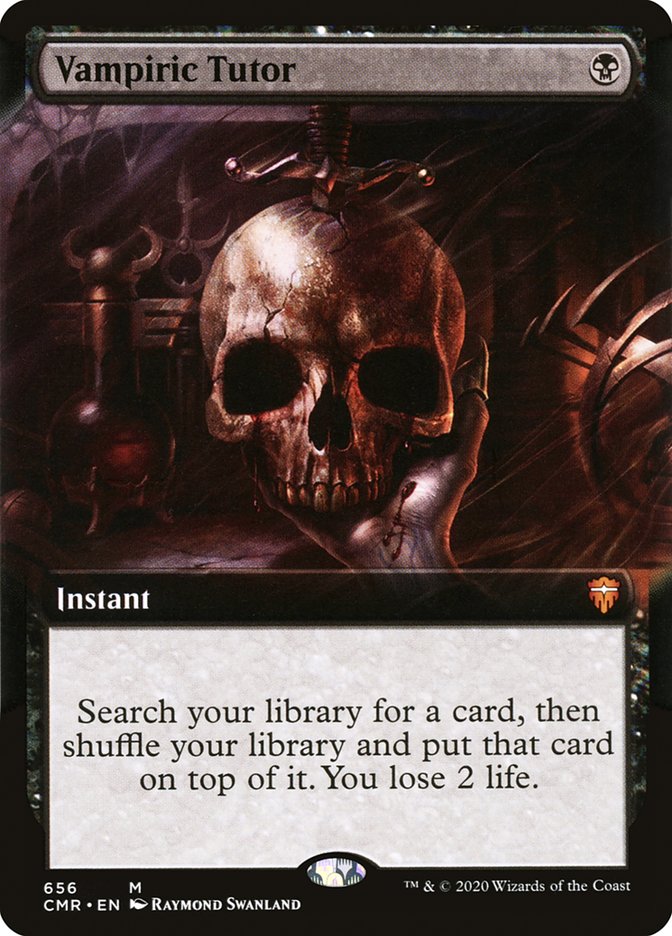 Vampiric Tutor (Extended Art) [Commander Legends] | Rock City Comics
