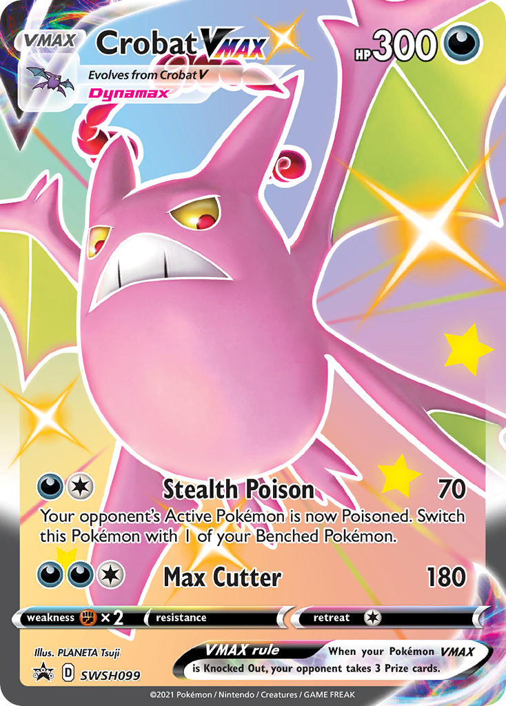 Crobat VMAX (SWSH099) (Jumbo Card) [Sword & Shield: Black Star Promos] | Rock City Comics