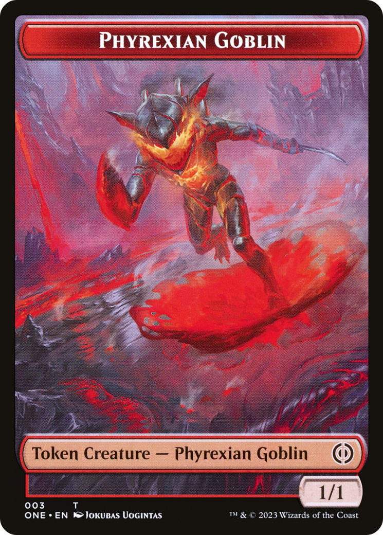 Phyrexian Goblin Token [Phyrexia: All Will Be One Tokens] | Rock City Comics