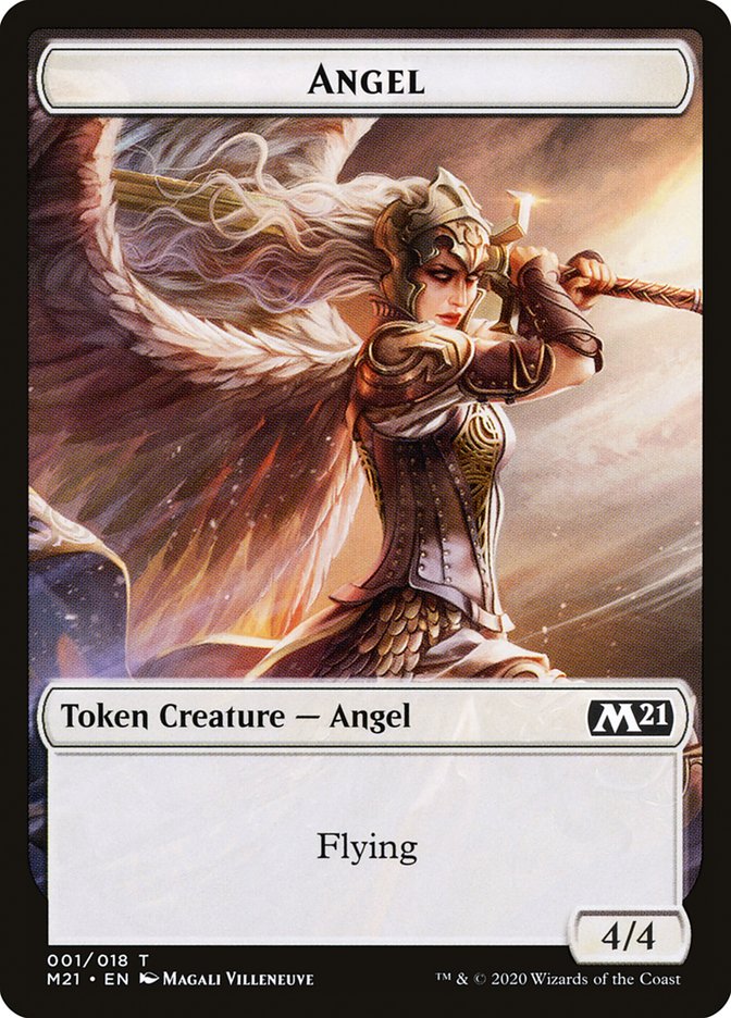 Angel Token [Core Set 2021 Tokens] | Rock City Comics
