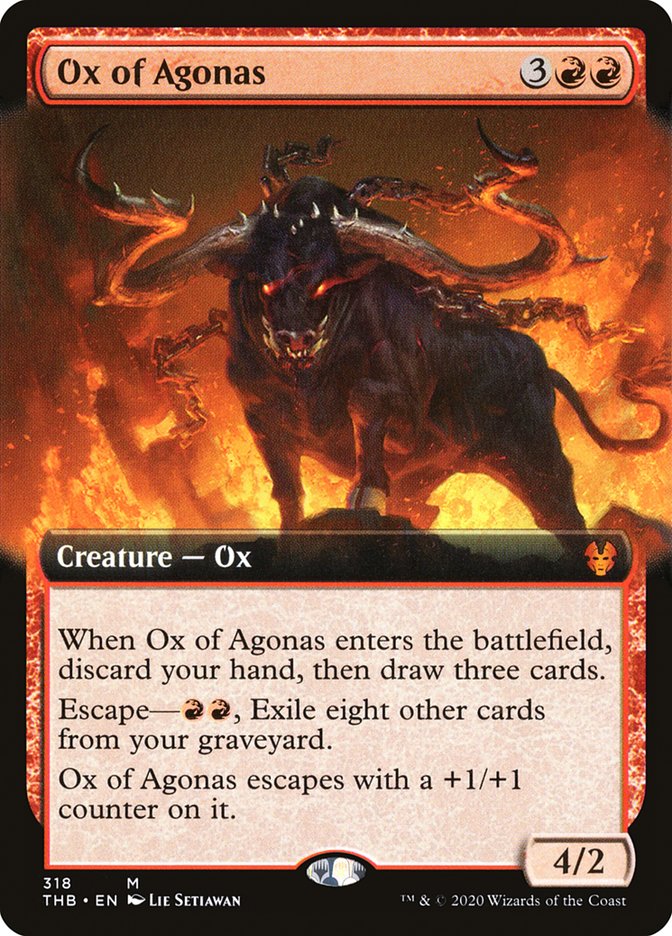Ox of Agonas (Extended Art) [Theros Beyond Death] | Rock City Comics