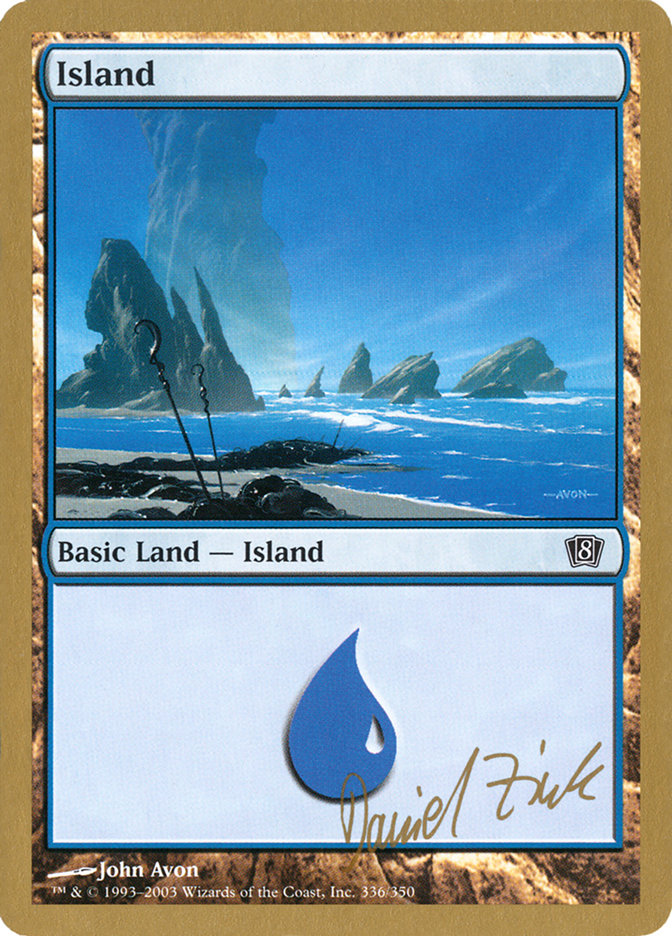 Island (dz336) (Daniel Zink) [World Championship Decks 2003] | Rock City Comics