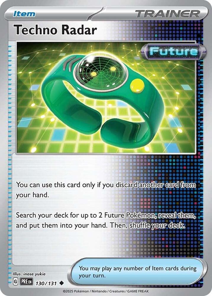 Techno Radar (130/131) [Scarlet & Violet: Prismatic Evolutions] | Rock City Comics
