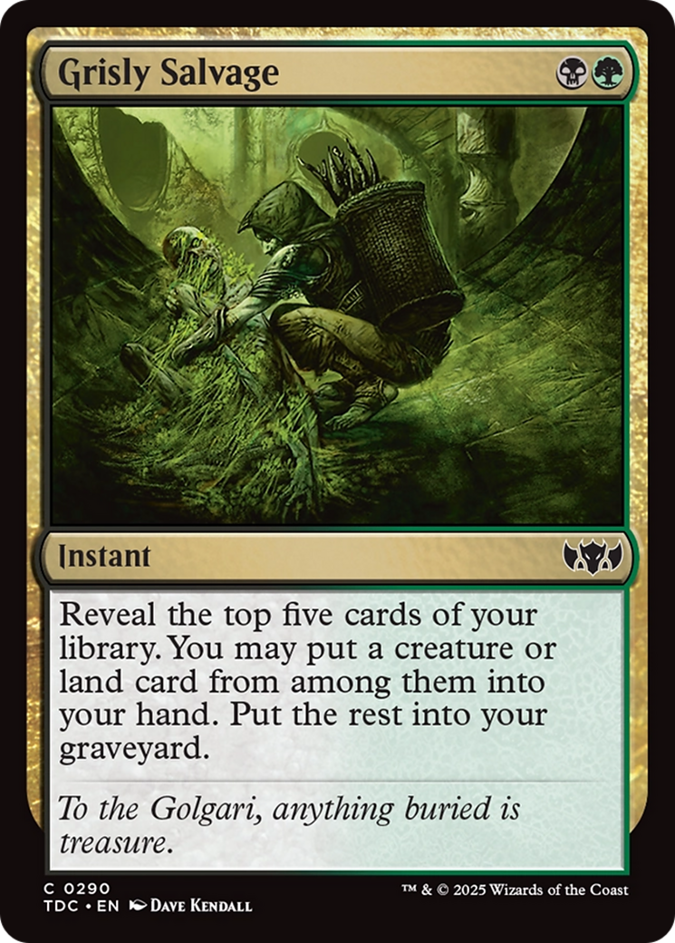 Grisly Salvage [Tarkir: Dragonstorm Commander] | Rock City Comics