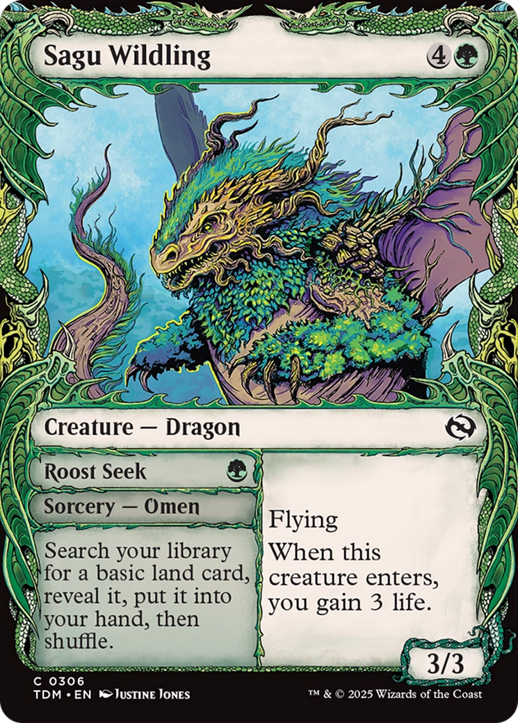 Sagu Wildling (Showcase) [Tarkir: Dragonstorm] | Rock City Comics