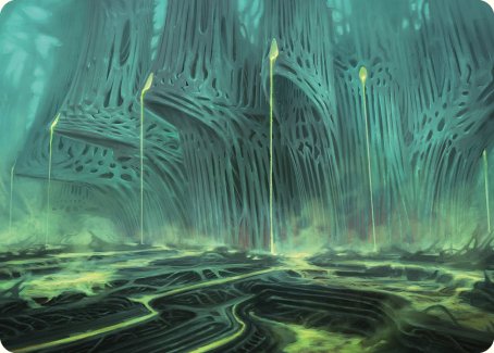 Swamp Art Card [Phyrexia: All Will Be One Art Series] | Rock City Comics