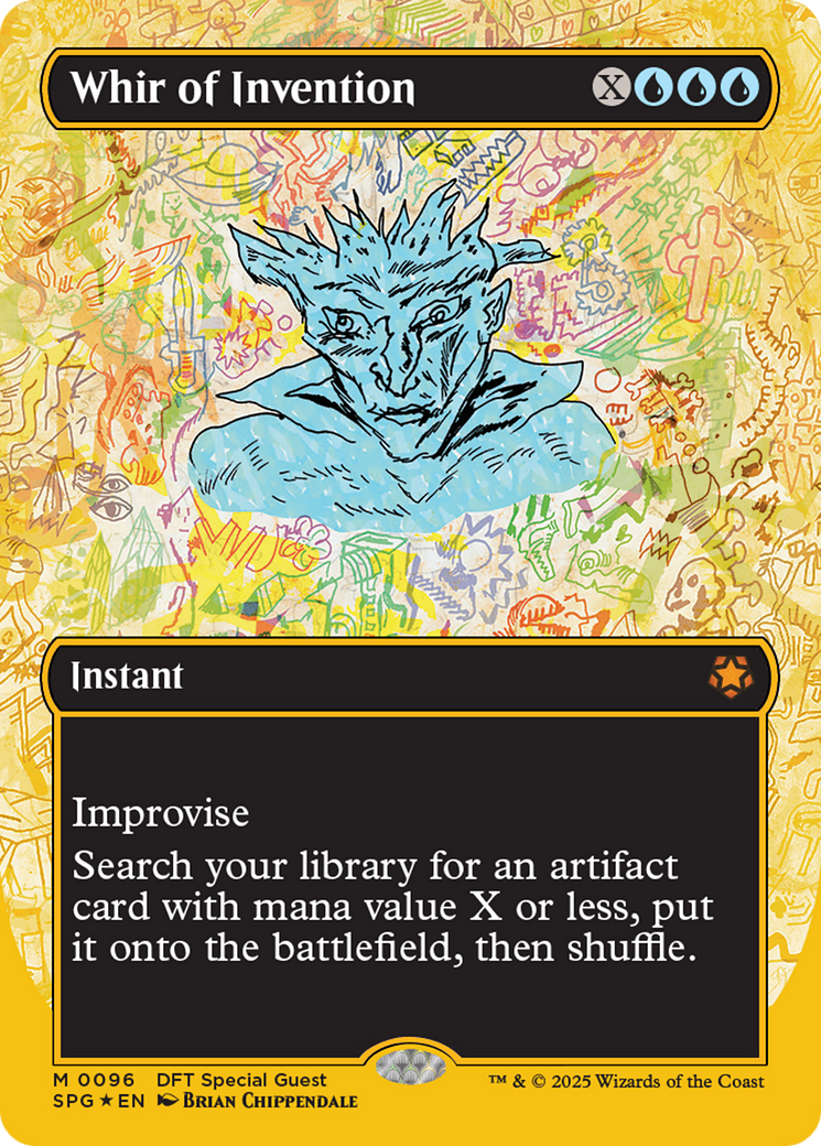 Whir of Invention (Borderless) (First-Place Foil) [Aetherdrift Special Guests] | Rock City Comics