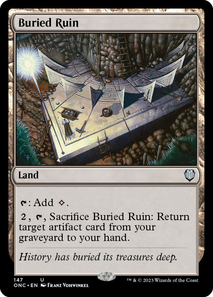 Buried Ruin [Phyrexia: All Will Be One Commander] | Rock City Comics