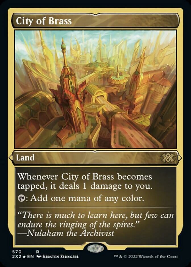 City of Brass (Foil Etched) [Double Masters 2022] | Rock City Comics