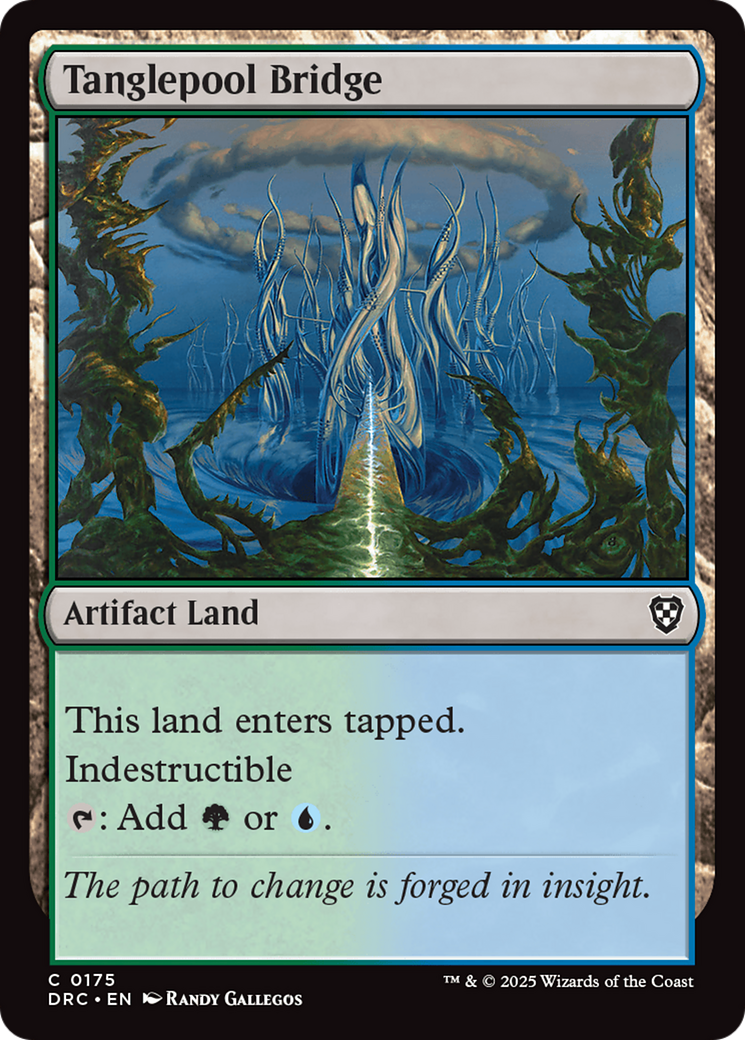 Tanglepool Bridge [Aetherdrift Commander] | Rock City Comics